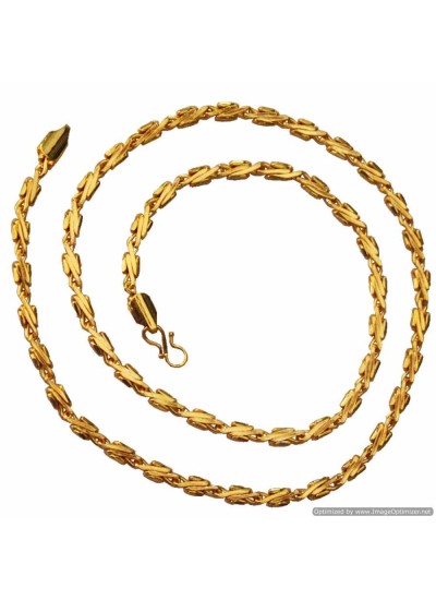 2015 Romantic Design 24K Gold Plated Iron Bead Chain Necklace