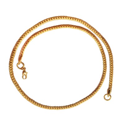 Gold Herringbone Fashion Figaro chain