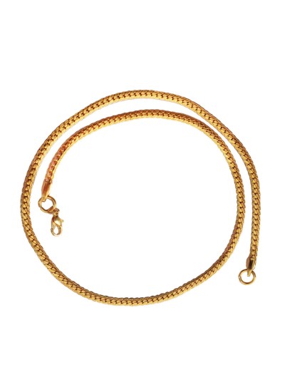 Gold Herringbone Fashion Figaro chain