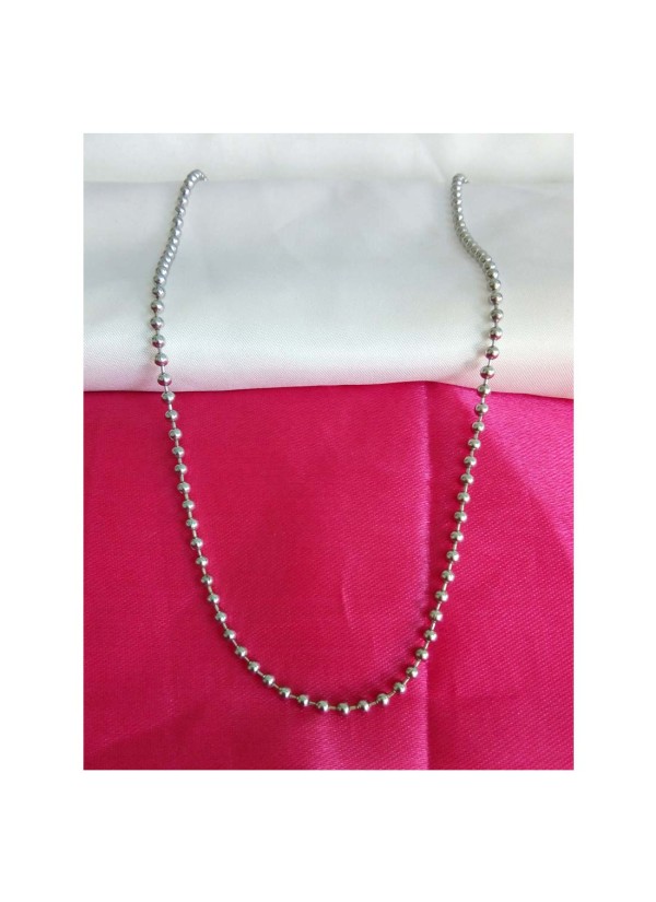 Silver Fashion Ball Chain 