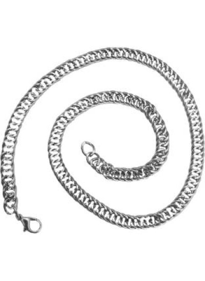 Mens Jewellery Silver Link Design Chrome plated Chain