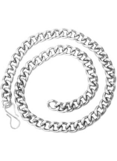 Silver  Curb Fashion Chain 