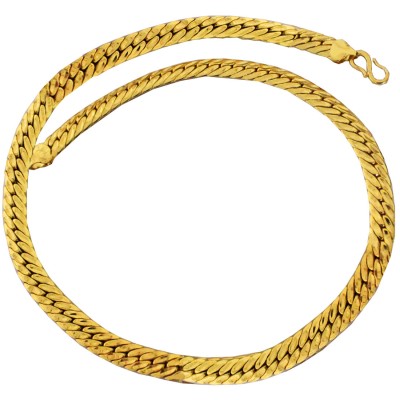 Gold Herringbone Fashion Gold Plated Chain  