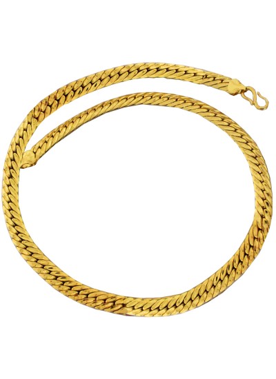 Gold Herringbone Fashion Gold Plated Chain  