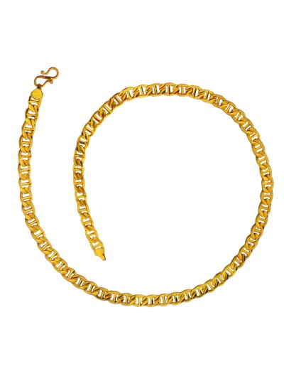 Gold Mariner Link Fashion Stainless steel Chain  