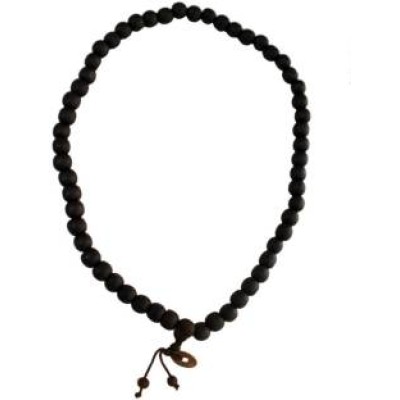 Brown Dalailama Wood Chain Mala Necklace 