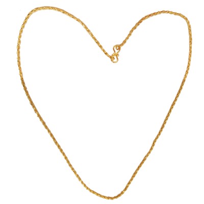 Gold Plated Chain Rope Design