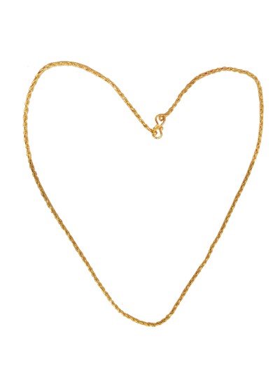 Gold Plated Chain Rope Design