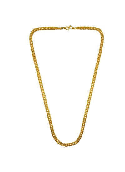 Gold Plated Chain Curb Design