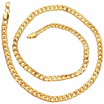 Sachin Tendulkar inspired Elegant Gold Curb Fashion Chain 