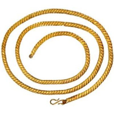 Gold Classic Wheat Link Gold Plated Brass Chain Chain 