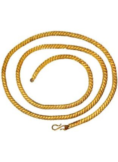 Gold Classic Wheat Link Gold Plated Brass Chain Chain 