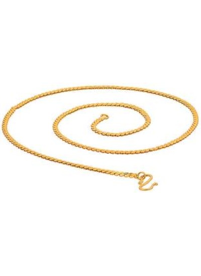 Gold Slim Wheat chain Fashion Gold Plated Brass Chain 