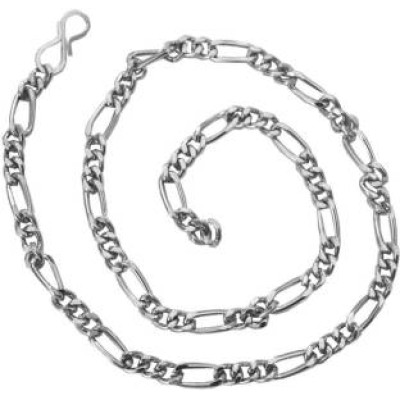 Silver  24k Figaro Design  Chain 