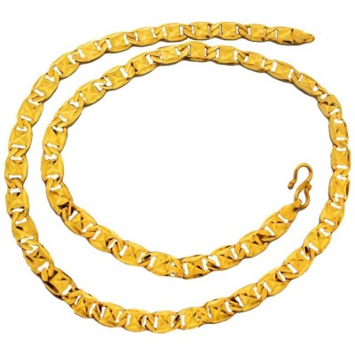 Elegant Gold Mariner Link Fashion Stainless Steel Chain 
