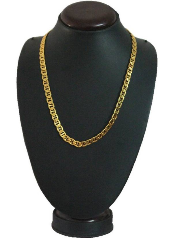 Gold Mariner Link Fashion Stainless steel Chain  