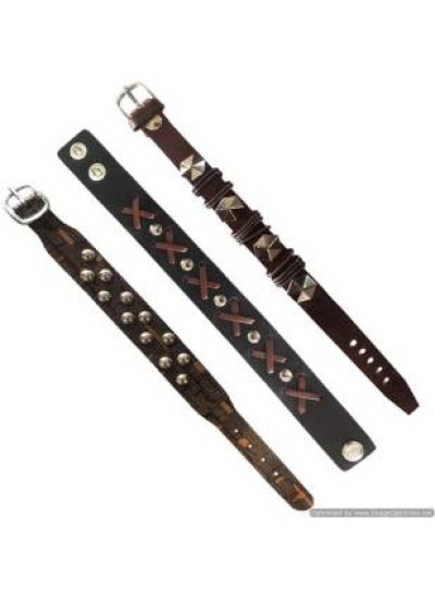 Multicolor  Combo Leather Fashion Bracelet 