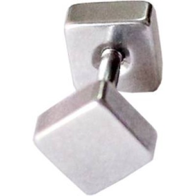 Silver  Square Shape Stud Earring 