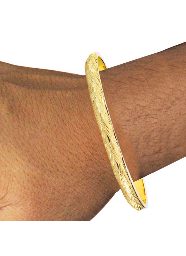 Gold Openable Punjabi Sardar ji Sikkh Fashion Brass Kada 