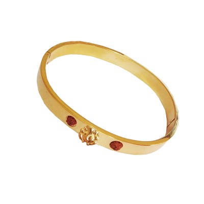 Menjewell Ganesha Gold plated Stylish kada