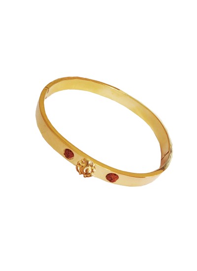 Menjewell Ganesha Gold plated Stylish kada