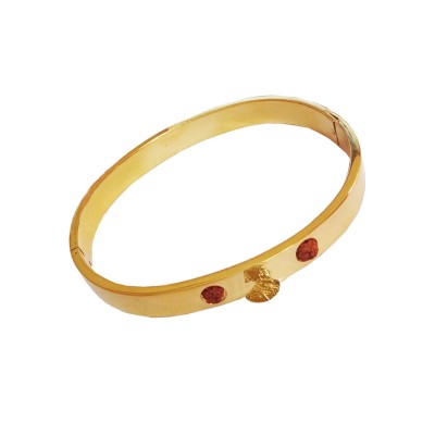 Menjewell Shivaji Gold plated Stylish Brass  kada