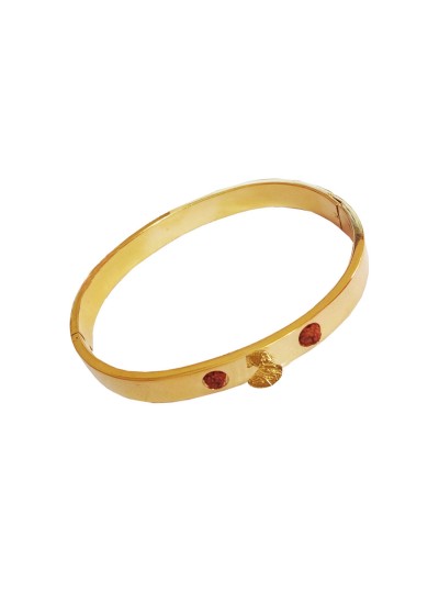 Menjewell Shivaji Gold plated Stylish Brass  kada