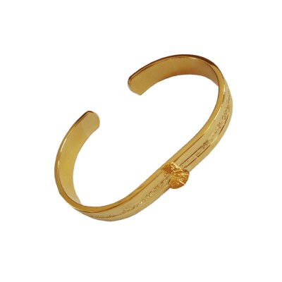 Menjewell Shivaji Gold plated Stylish Brass kada