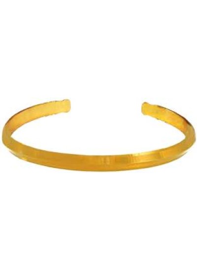 Gold Adjustable Punjabi Sardar ji Sikkh Fashion Brass Kada 