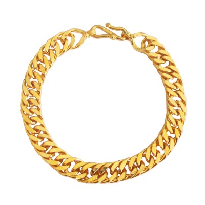 Gold 'Simple but Classic' Link Chain Design Bracelet For Men