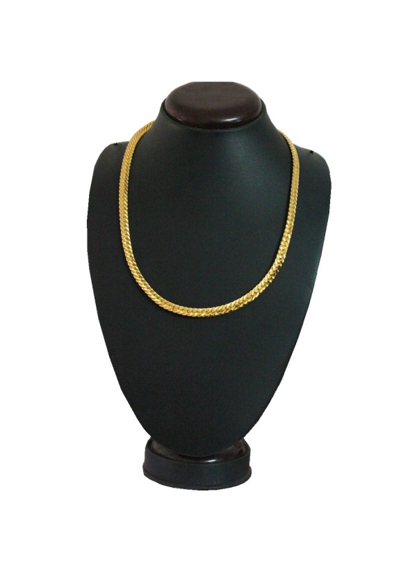 Gold Herringbone Fashion Gold Plated Chain  