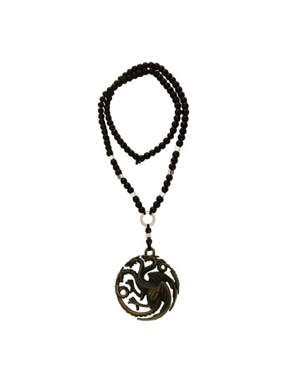 Menjewell New Collection Targaryen Dragon Die-Cast Pendant With Chain