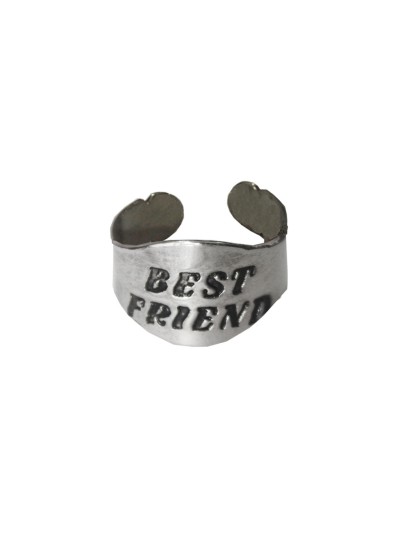Sliver  Friendship day Special Open End Fashion Ring 