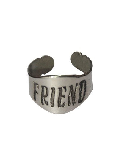 Sliver  Friendship day Special Open End Fashion Ring 