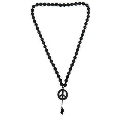 Beads Mala Hollow Peace Pendant