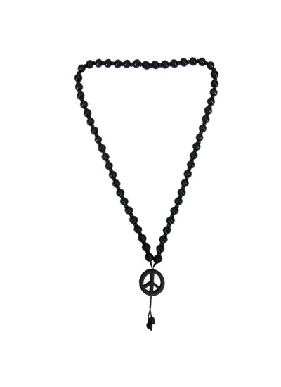 Beads Mala Hollow Peace Pendant