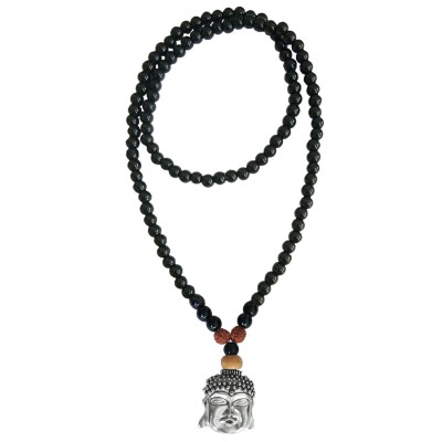 Buddha Face Onyx Stone Mala