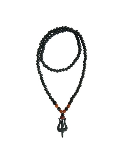 Shiva Trishul Beads Mala By Menjewell