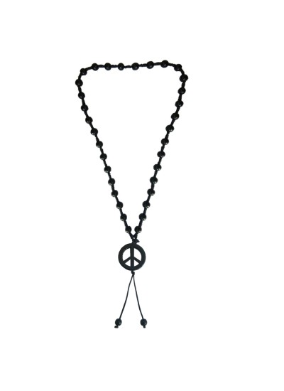 Shambala Peace Black Beads Mala By Menjewell