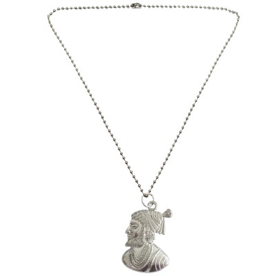 Menjewell New Collection Silver Chhatrapati Shivaji Maharaj Fashion  Pendant