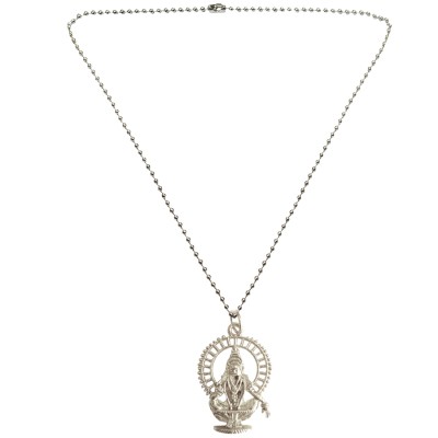 Menjewell New Collection Silver Lord Ayyappa Swami Pendant 
