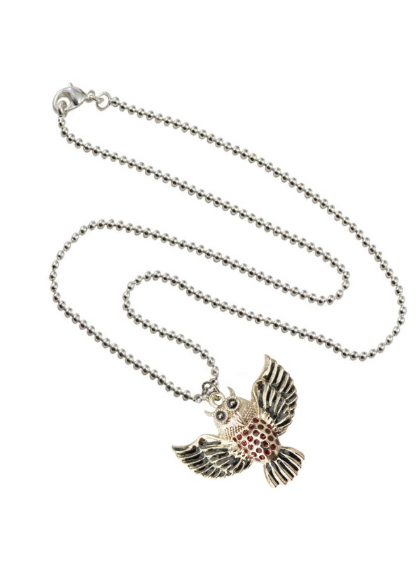 Multicolor Owl Fashion Chain bird Pendant 