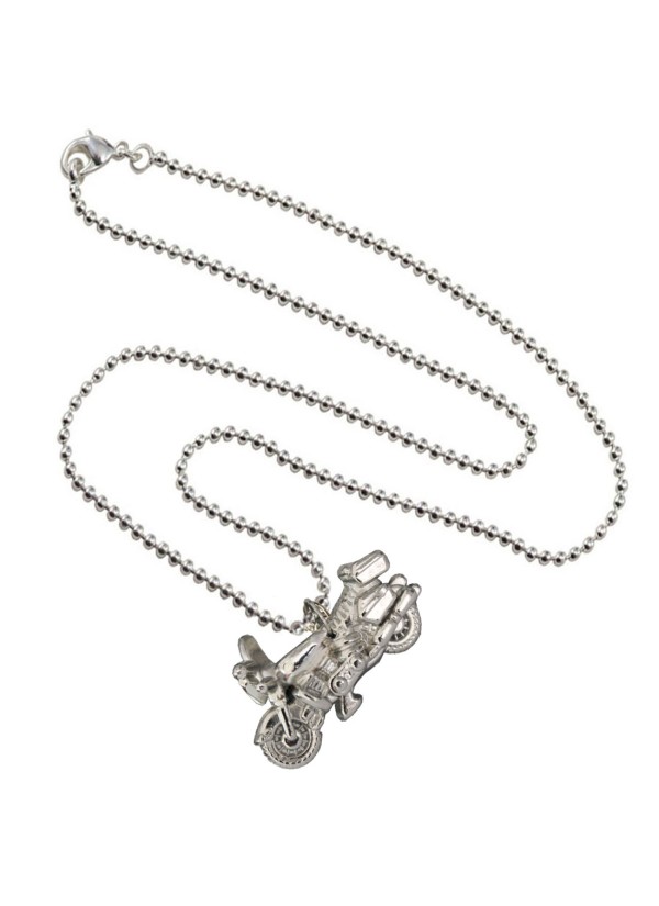 Silver Bike Fashion Chain Pendant 