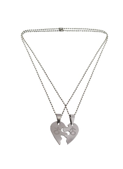 Broken Heart Necklace Silver | Karen Walker