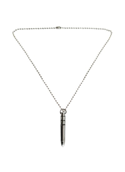 Menjewell New Collection Silver The Great Art Youth Bullet Fashion Pendant