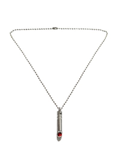 Menjewell New Collection Silver new stylish bullet design Fashion Pendant