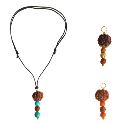 Hanuman Gadha Rudraksha Pendant Combo