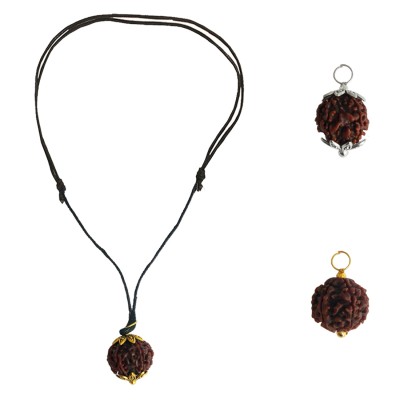 6 Mukhi Rudraksha Pendant Combo