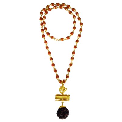 OM Ganesha Rudraksha Pendant