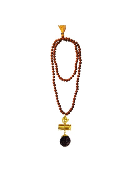 OM Ganesha Rudraksha Pendant